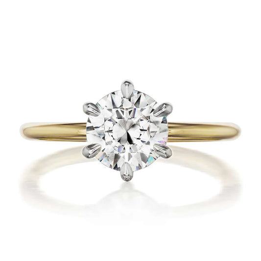 6-Prong Baxter Solitaire Round 1.70ct Diamond Engagement Ring