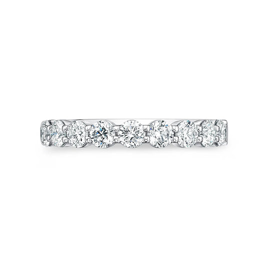 1.10tcw Diamond Serena Half Eternity Band