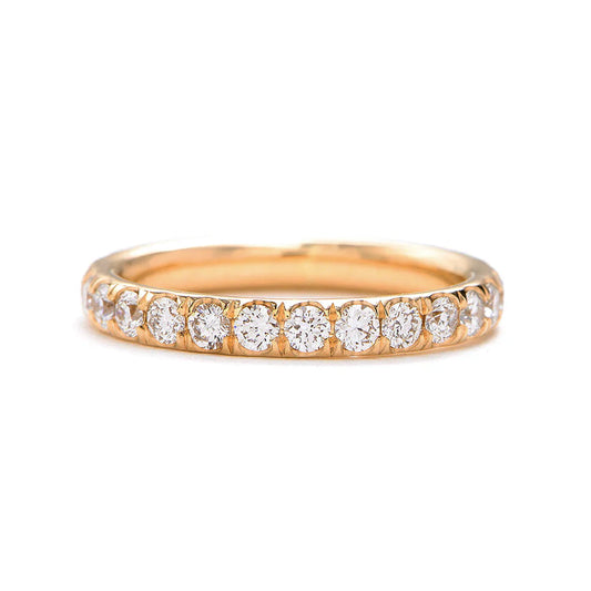 Large Baxter Diamond Half Eternity Wedding Band